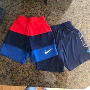 2 pairs of Boy's 4T Nike Athletic Shorts